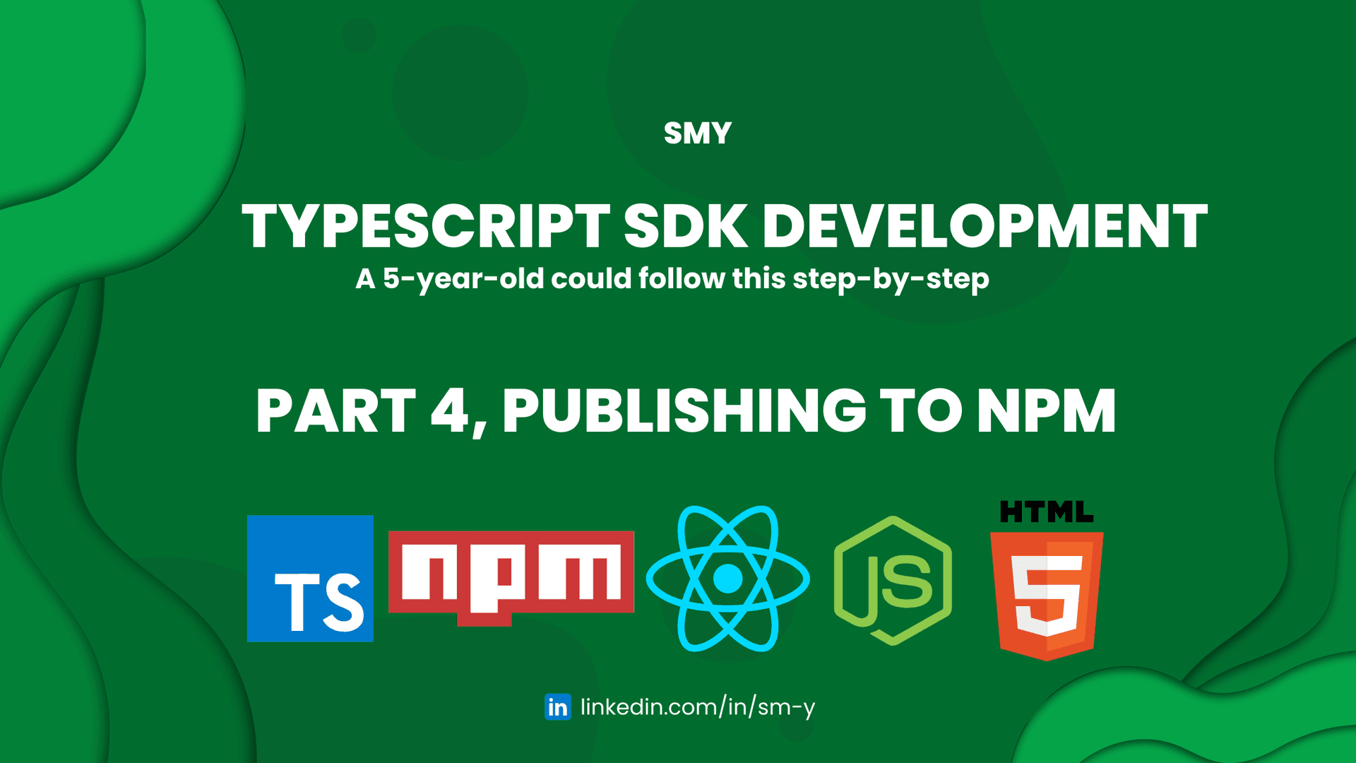 Publish your first SDK to NPM